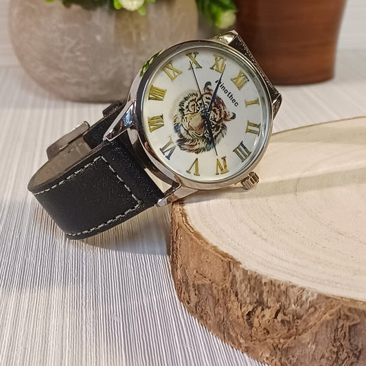 Reloj de Cuero Gama "Slider Tiger"