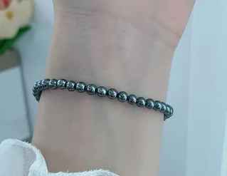 Pulsera de Plata de ley Con imitaciones a perlas